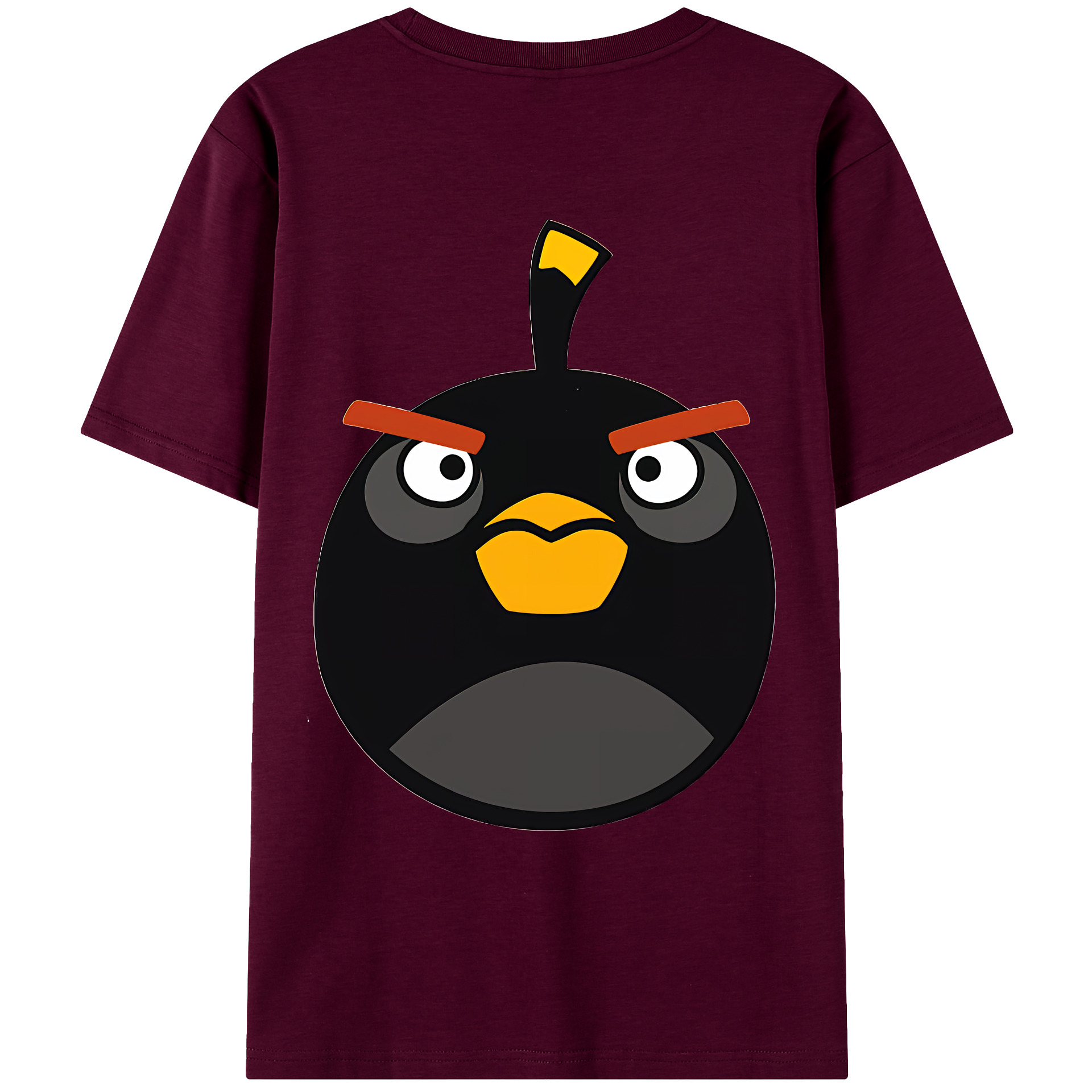 （画像用） Angry Birds アングリーバード レディース半袖Tシャツ(バックプリント)
